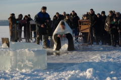 Великое Водосвятие 2013: молебен у Иордани