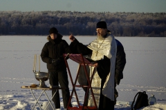 Великое Водосвятие на льду 2014.