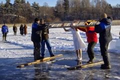 Великое Водосвятие на льду 2014.