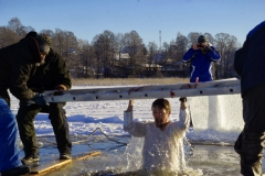 Великое Водосвятие на льду 2014.